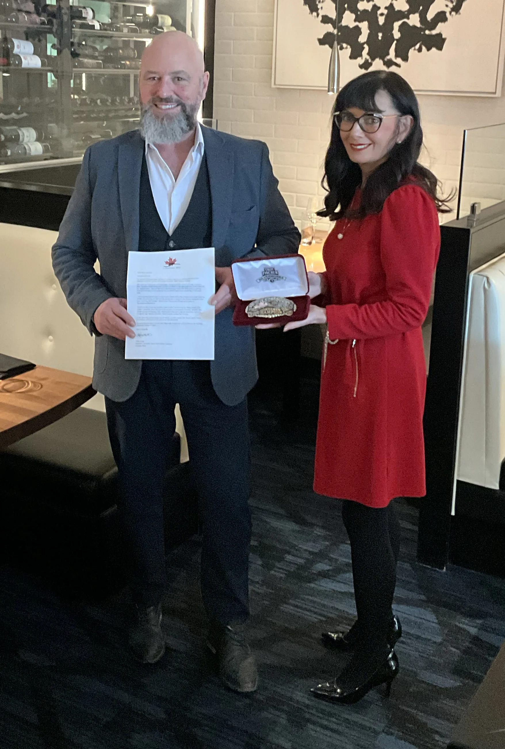 Modern Steak winner photo for the Alberta regional winner