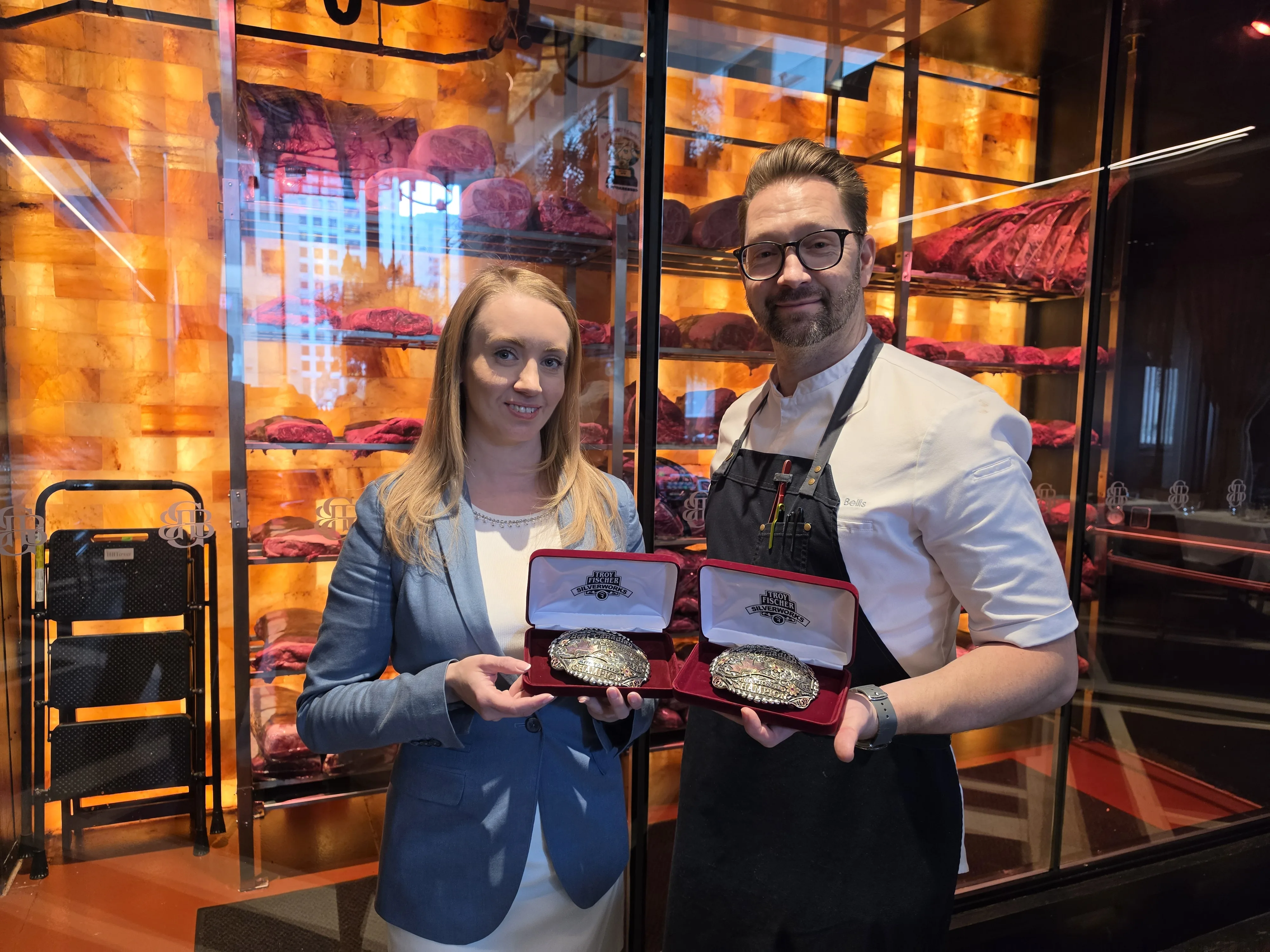 Black and Blue winner photo for the Ontario national winner